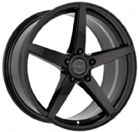 TISLI FF 5 9"X20-5/108  ET38 Flow Formed Black (900 Kg)